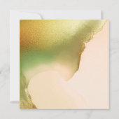 Invitation Fab Chartreuse 🤵 audacieux et élégant Mariage bud (Dos)