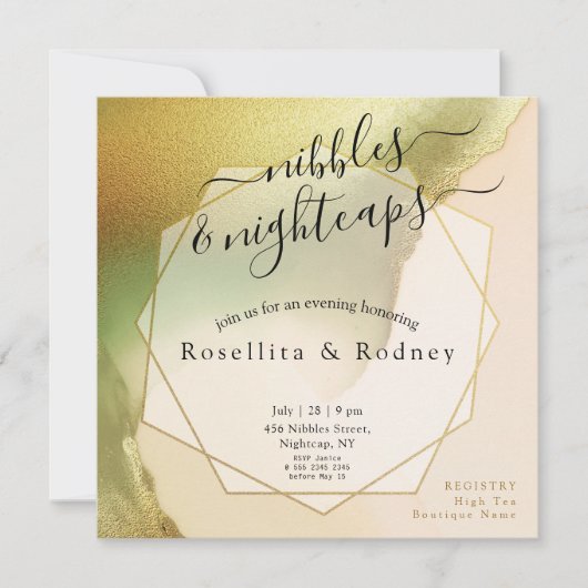 Invitation Fab Chartreuse 🤵 audacieux et élégant Mariage bud (Devant)