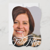 Invitation Fab Cinquante 50 Anniversaire (Dos)