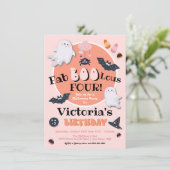 Invitation FabBOOlous Little Boo Halloween fête d'anniversair (Debout devant)