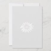 Invitation Fabrique & Cinquante Simple Flower Grey (Dos)
