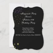Invitation Fabrique Purple Gold Black Masquerade Party 4 (Dos)