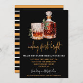 Invitation Fabriquer des esprits brillants, Scotch, Cocktail  (Devant / Derrière)