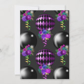 INVITATION FABULE PERSONNALISÉ ÉLÉGANT À 50 POURPLES DE BALLO (Dos)