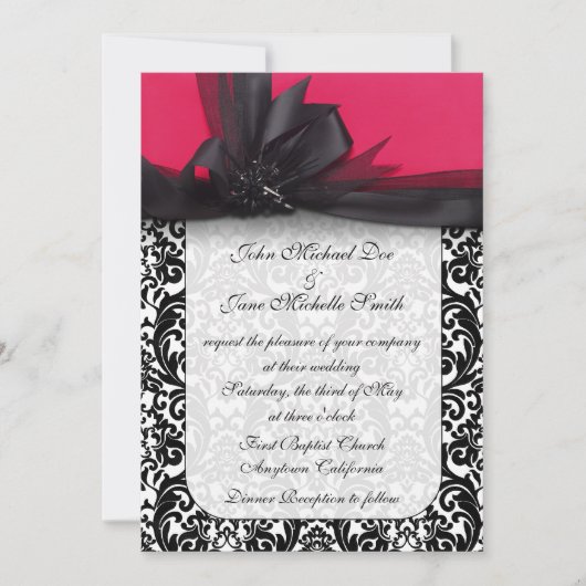 Invitation Fabulement funky 5x7 (Devant)