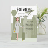 Invitation fabuleuse d'agents de bord en vert (Debout devant)