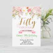 Invitation fabuleuse pour 50 ans (Debout devant)