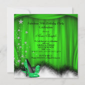 Invitation Fabuleuses chaussures à talons hauts vert citron 5 (Dos)