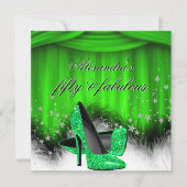 Invitation Fabuleuses chaussures à talons hauts vert citron 5 (Devant)
