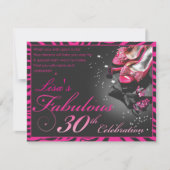 Invitation Fabuleux 30ème ! (Devant)