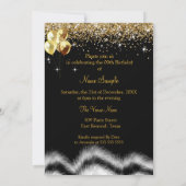 Invitation Fabuleux 50 Anniversaire Masquerade Party (Dos)