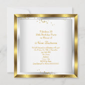 Invitation Fabuleux 50 élégante robe haute talons fête (Dos)