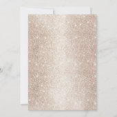 Invitation Fabuleux 50 Géométrique Gold High Heel Anniversair (Dos)