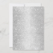 Invitation Fabuleux 50 moderne SIlk Purple Girl 50e anniversa (Dos)