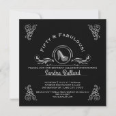 Invitation Fabuleux 50 Silver High Heures Anniversaire (Devant)