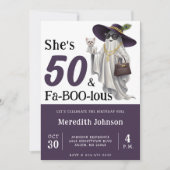 Invitation Fabuleux 50e anniversaire des femmes Fantômes d'Ha (Devant)