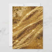 Invitation Fabuleux Adulte Digital Gold 40e anniversaire (Dos)