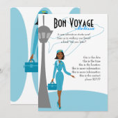 Invitation Fabuleux agent de bord (Devant / Derrière)