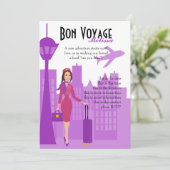 Invitation Fabuleux agent de bord (Debout devant)