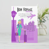 Invitation Fabuleux agent de bord (Debout devant)