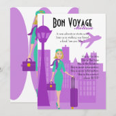 Invitation Fabuleux agent de bord (Devant / Derrière)