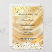 Invitation Fabuleux Anniversaire White Gold Woman Champagne (Dos)