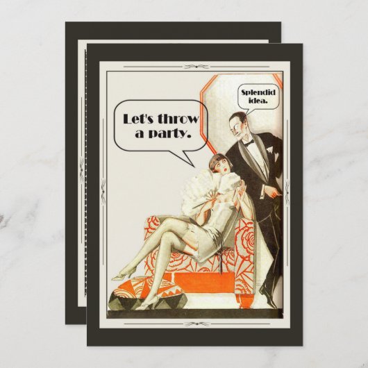 Invitation Fabuleux Art Déco (Devant / Derrière)