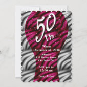 Invitation Fabuleux, féroce et cinquante ! (Dos)