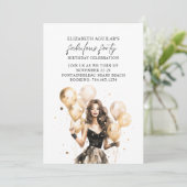 Invitation Fabuleux fête d'anniversaire de quarante