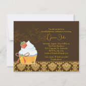 Invitation Fabuleux gâteaux de fête du 40e anniversaire (Dos)