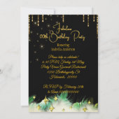 Invitation Fabuleux robe de crème d'or Emerald Green Annivers (Dos)