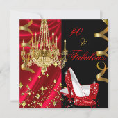 Invitation Fabulos Chaussures à Talons Hauts Rouges Quarante (Devant)