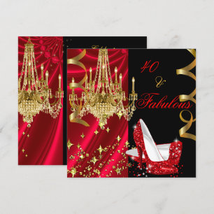 Invitation Fabulos Chaussures à Talons Hauts Rouges Quarante 