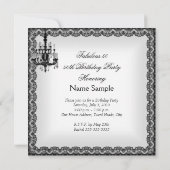 Invitation Fabulos Talons Hauts Corset Noir Blanc Soirée (Dos)
