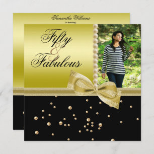 Invitation Fabulous 50 Photo Women's