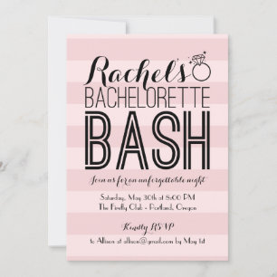Invitation Fabulous Bash Bachelorette