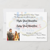 Invitation Fabulous Las Vegas Save the Date photo (Dos)