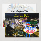Invitation Fabulous Las Vegas Save the Date photo (Devant / Derrière)