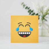 Invitation Face avec des larmes de joie (Debout devant)