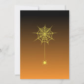 Invitation Face Citrouille Halloween (Dos)