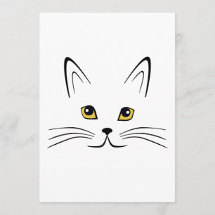 Invitation Face de chat