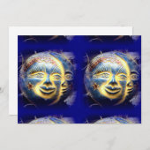 Invitation face du soleil/ face de la lune (Devant / Derrière)