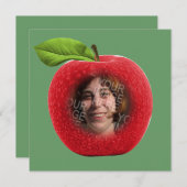 Invitation Face photo personnalisée (Devant / Derrière)