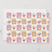 Invitation faces de devis de porc (Devant)