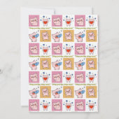 Invitation faces de devis de porc (Dos)