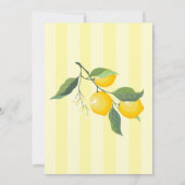 Invitation Facile Facile Trois Citron Joyeux Anniversaire (Dos)