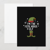 Invitation Facteur drôle de camion de courrier Employé des po (Devant / Derrière)