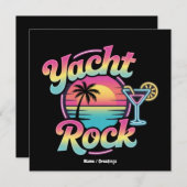 Invitation Faded Yacht Rock Boat Party – Smooth Sounds & Coas (Devant / Derrière)