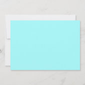 Invitation Faire annonce d'annulation de mariage bleu clair é (Dos)