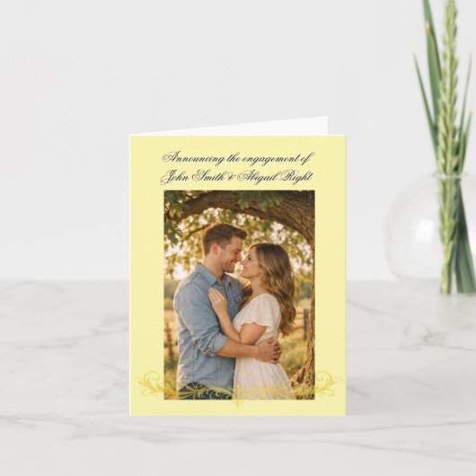Invitation Faire Annonce de Mariage (Devant)